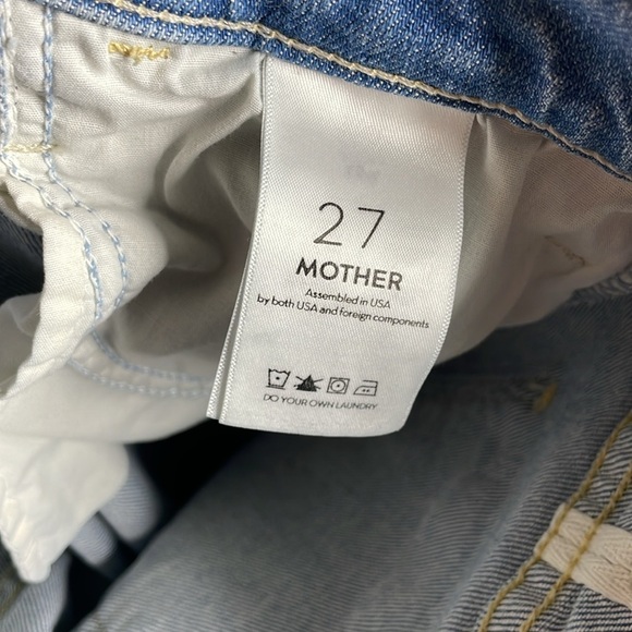 MOTHER | The Hustler Ankle Chew Jeans Size 27 Distressed Details - Picture 7 of 8